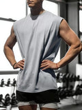 Sleeveless T-shirt Men Quick-drying Fitness Bodybuilding Shirt Male Fashion Basketball Vest Mesh Breathable Summer Gym Tank Men